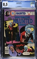 HAUNTED #31 CGC 8.5 WP V1 CHARLTON 1977 CLASSIC TOM SUTTON SKELETON HORROR COVER picture