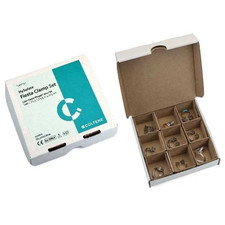Coltene HySolate Fiesta Color Coded Dental Rubber Dam Clamp Set of 9pc Clamp Pak picture