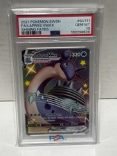 PSA 10 Lapras Vmax Pokemon Sword & Shield Shining Fates SV111/SV122 picture