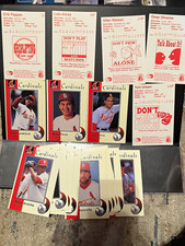 1995 St. Louis Cardinals Kansas city life Card Lot (26) Ozzie Smith jack buck picture