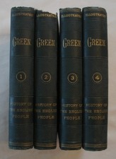 HISTORY OF THE ENGLISH PEOPLE 4 VOLUME SET JOHN RICHARD GREEN ALLISON 1886 picture