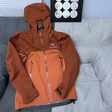 Arcteryx Beta AR Jacket Mens Large Gore-Tex Pro Shell Waterproof Hiking Brown L picture