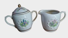 1995 Lenox Spice Garden Creamer & Sugar Server Set Porcelain NO FLAWS Unused  picture