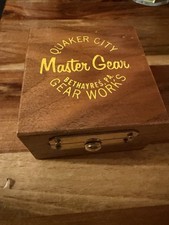 Quaker City Gear Works Master Gear Gage Precision Inspection Gear In  Wood Case picture