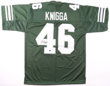 Noah Knigga Signed Autographed Eastern Michigan Custom Jersey WilderTAG COA picture