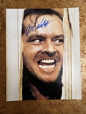 🪓 The Shining Signed 8x10 Photo Jack Nicholson COA picture