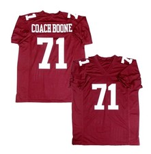 Throwback Retro Boone #71 T.C. Williams Jersey The Titans Red/White picture