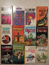 Large Lot of 12 Vintage Sci-fi Classic Books Paperbacks FAST  picture