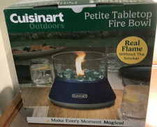 Cuisinart Outdoors Petite Tabletop Fire Bowl Real Flame Portable COH-708 picture