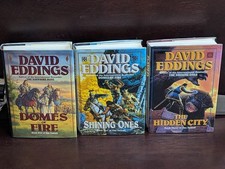 SIGNED Tamuli Trilogy David Eddings 1st/1st Del Rey 3-Book Set HCDJ LN Mylar picture