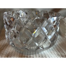 Orrefors Sofiero Crystal Bowl Vintage Gunnar Cyren Scandinavian Glass - Swedish picture
