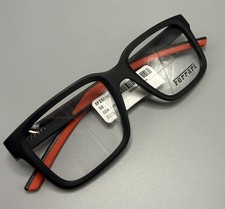 Scuderia Ferrari FZ8016U 504 Eyeglasses Matte Black Red 53-18-145 New Tags picture