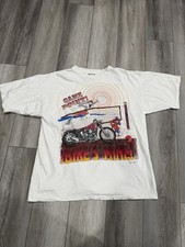 Vintage 1993 Harley Davidson Bugs Bunny Looney Tunes T Shirt XXL USA picture