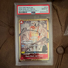 Bandai One Piece CCG PSA 10 Gum-Gum Jet Pistol ST01-016 Promo Foil picture
