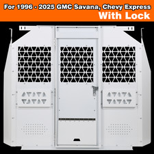 Van Safety Partition,Bulkhead/Divider GMC Savana,Chevy Express 1996 -2025 W/Lock picture