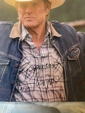 Robert Redford Autographed Photo 3 1/2 x 6 picture