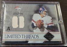 2004 Leaf Limited Limited Threads John Elway GU'd #8/75 picture