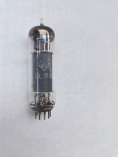VINTAGE TELEFUNKEN EL84 6BQ5 VACUUM TUBE - DIAMOND BOTTOM - GERMAN - UNTESTED picture