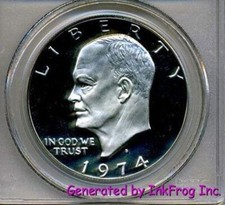 1974-S Eisenhower Silver Dollar Choice/Gem Proof picture