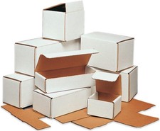 White Corrugated Shipping Boxes - Many Sizes Available picture
