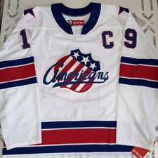 NWT ROCHESTER AMERICANS CCM Hockey Jersey #19 NEMTIN White Large AHL picture