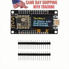 1-100 PCS NodeMCU ESP8266 Dev Board 0.96'' OLED Display for ESP8266 IDE Lot picture