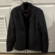 Gerry Men’s L Black Polyester Fleece Full Zip Stand-Up Jacket 1047676 picture