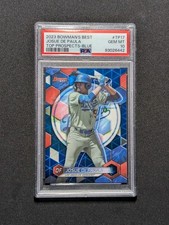 2023 Bowman's Best Josue De Paula Blue Refractor */150 PSA 10  picture