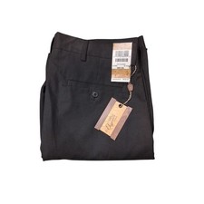 Haggar 1926 Originals Men's Micro Drop Needle Slacks 34x32 Black picture