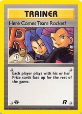 Here Comes Team Rocket (71) 1st Edition Rare Team Rocket 71/82 NM picture