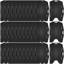 Honoson 2 Sided Badge Holder Black 90 Pack picture