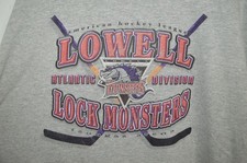 VTG Lowell Lock Monsters Shirt Mens XXL 2XL Ice Hockey Massachusetts picture
