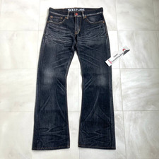 VTG 00s Edwin Blue Trip 503 Black Denim Jeans Bootcut Flare Y2K Japan 30x32 picture
