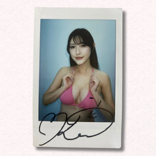 Kana Morisawa Cheki Instax Polaroid Photo Autographed Signed picture