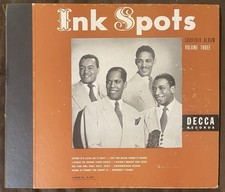 THE INK SPOTS Volume Three - 1948 Decca 4-78rpm Album - BEAUTIFUL EX picture
