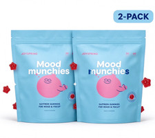 2pc JoySpring Mood Munchies Saffron Gummies for Kids & Teens, Mood & Focus,60ct picture