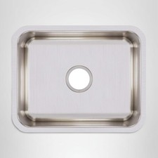 Elkay ELUH1814 Lustertone Classic Single Bowl Undermount Stainless Steel Sink picture