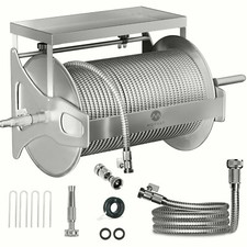Morvat 150FT Stainless Steel Garden Hose Reel with Accessories & 100FT Hose picture