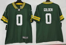 NWT Men's Matthew Golden #0 Packers Stitched Jersey White/Green/Navy 4 Colors picture