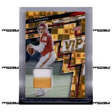 2025 Panini National NSCC VIP - Gold #28 Joe Montana Patch 10/10 GAME WORN picture