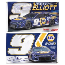 Chase Elliott #9 Napa Racing Nascar Double-Sided 3x5 Flag  picture