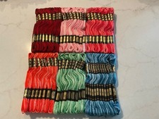 DMC Floss Variegated 48 Skeins 6 Strand Embroidery Thread six colors new picture