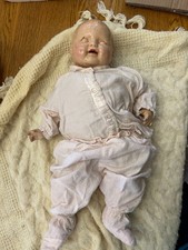 Antique E.I.H. Company Composition Doll 1920s with vintage Sorbeau Layette picture