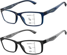 CARA Extremely Lightweight Progressive Multifocus Reading Glasses for Men picture