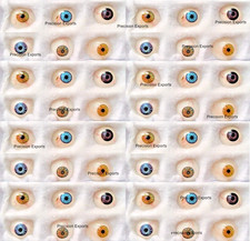 Prosthetic Eye 50PC Antique Human Glass Artificial Mix Color  100% picture