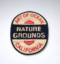 Embroidered Unique Art of Ocean NATURE GROUNDS California 3