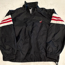 Vintage USA Olympics Windbreaker Jacket Mens Large 90s Quarter Zip Pullover picture
