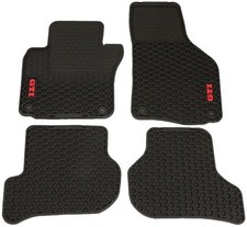 Genuine Volkswagen Monster Mat W\/ Red Gti Logo (Round Clip) 1K1-061-550-041 picture