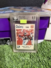 Mcdag Productions 1988 Burger King Florida Gators Emmitt Smith #2 BGS 8.5 picture