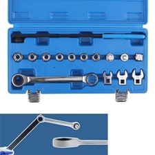15PCS Universal Professional Ratcheting Serpentine Belt Tensioner Tool Set picture